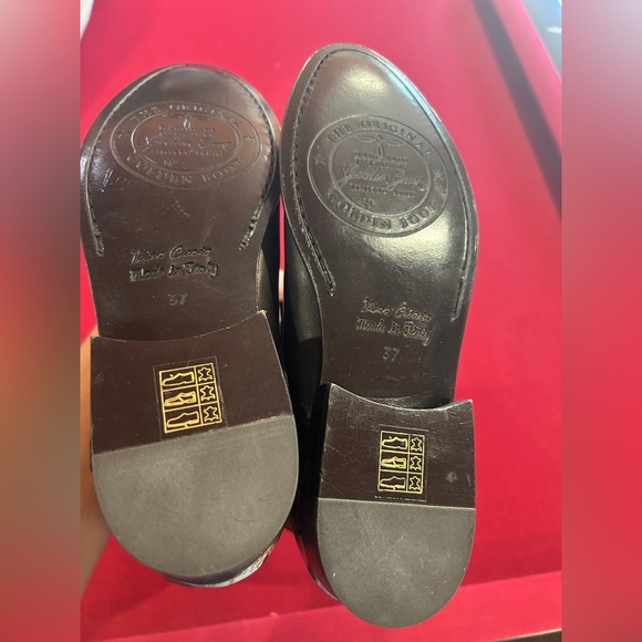 GOLDEN GOOSE Charlie Knee-High Leather Bootstrap Size EU 37 US 7 NWOB READ - Picture 11 of 11